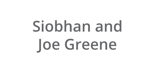 Siobhan and Joe Greene