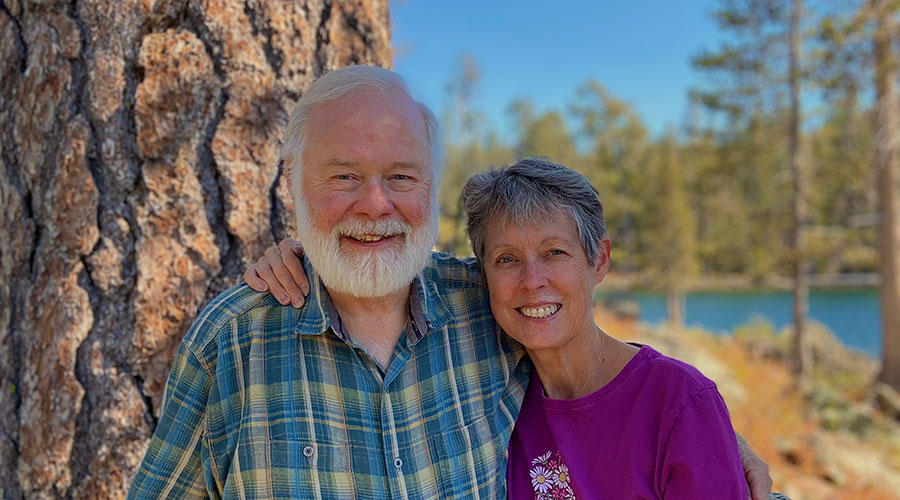 Dr. Joseph Greene and Siobhan M. Greene, welcoming Fall in the Sierras