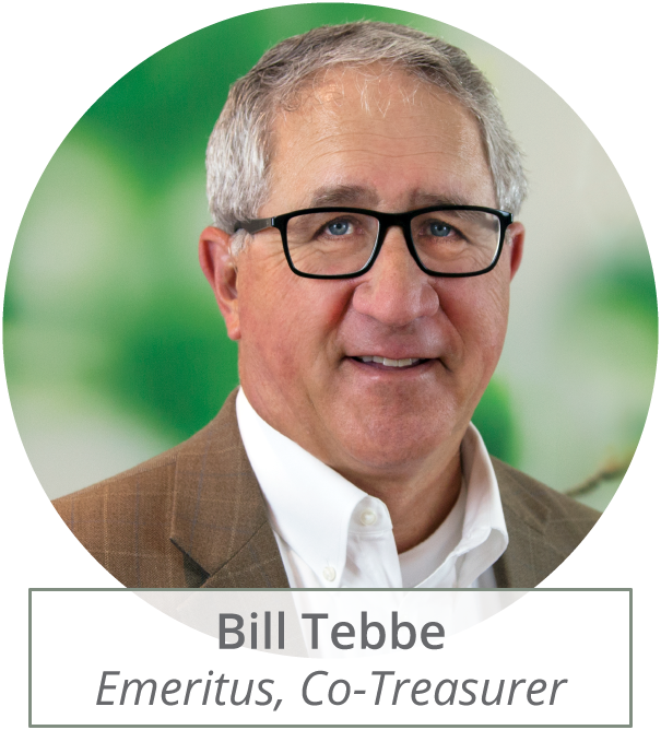 Bill Tebbe, Emeritus, Co-Treasurer
