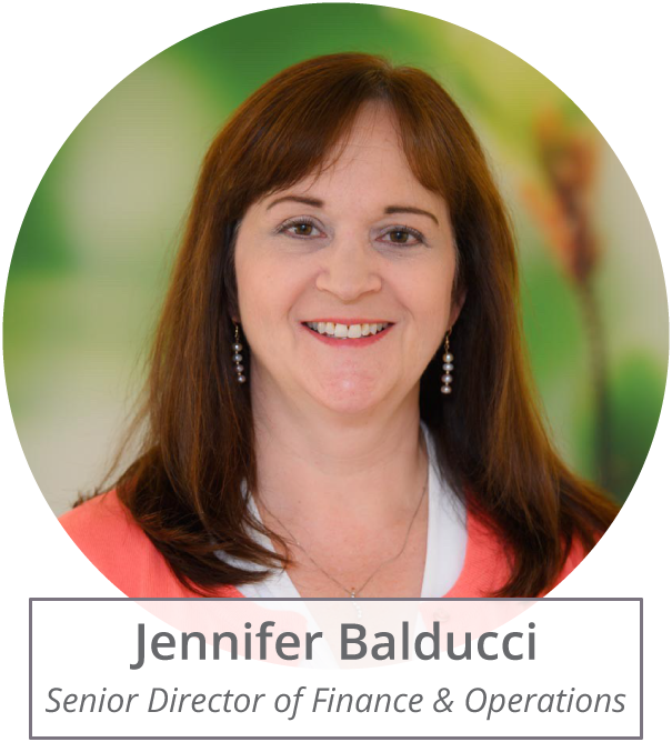 Jennifer Balducci, Senior Director of Finance & Operations