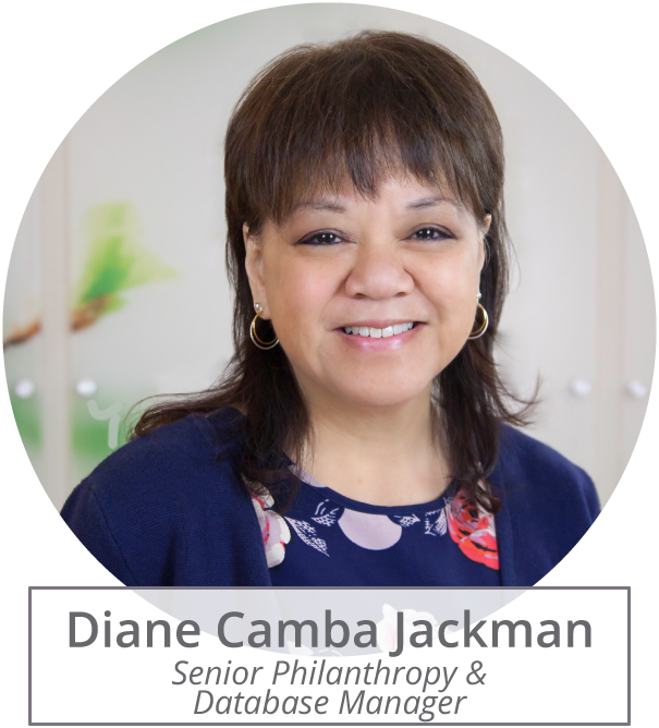 Diane Camba Jackman, Senior Philanthropy & Database Manager