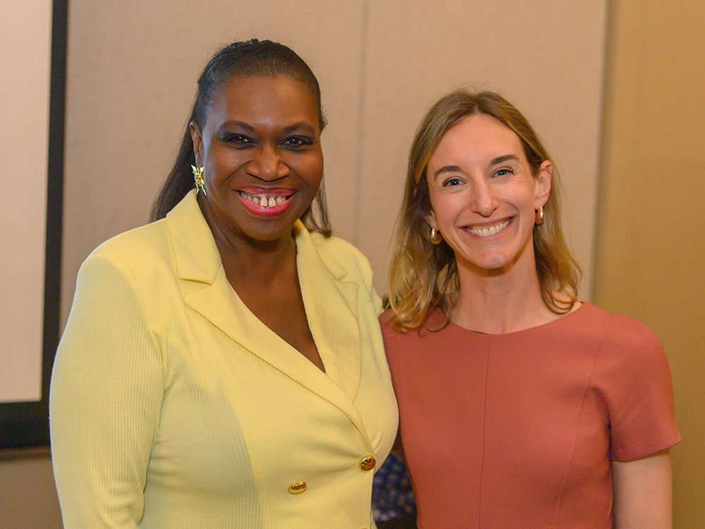 HGF_CEO-Letter_May-2025_side Incoming Board Chair, Yvonne Thomas, and Erin White, President & CEO