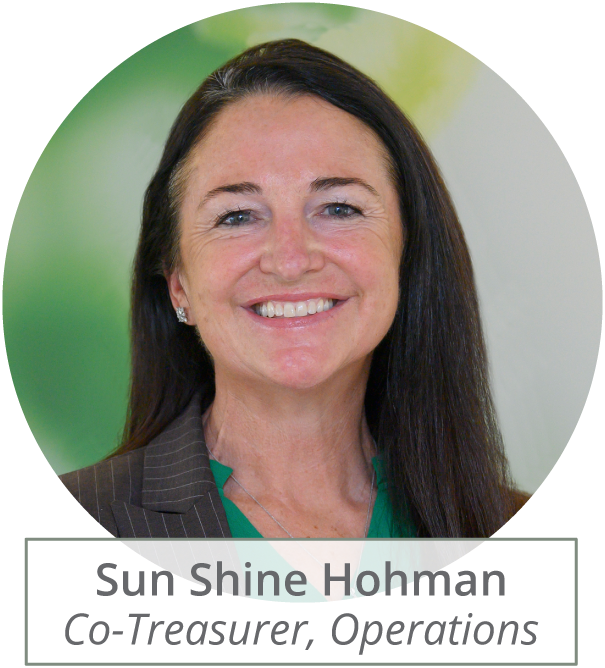 Sun Shine Hohman, Co-Treasurer, Operations